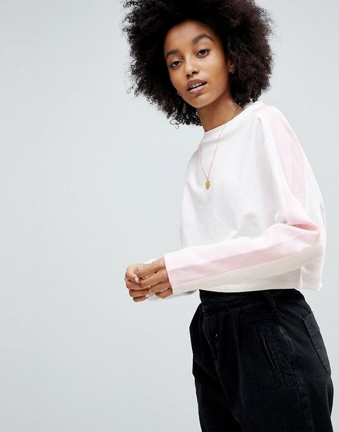 Sudadera Cuadrada Con Paneles Colour Block De Asos