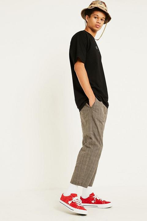 Iets Frans&hellip; Checked Brown Pj Pants - Brown 34w 34l At Urban Outfitters