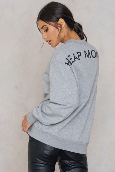 Cheap Monday Con Sweat - Grey