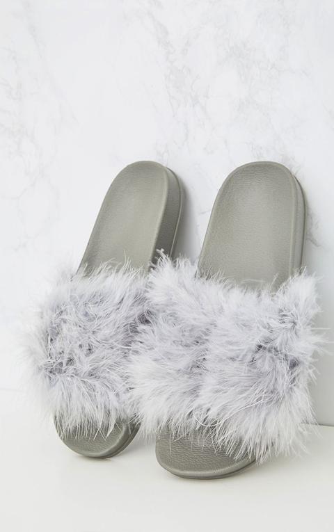 Grey Feather Sliders, Grey