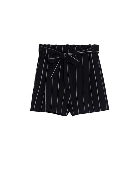 Shorts Tailoring A Righe Allacciati