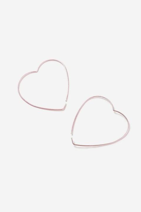 Heart Hoop Earrings