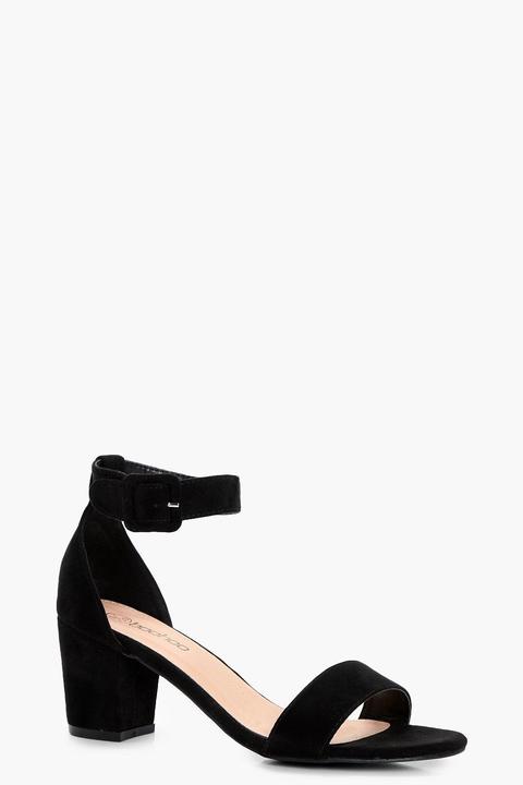 Sandales Talons Carrés Bas