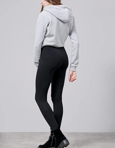 Legging Basico Alla Caviglia Nero