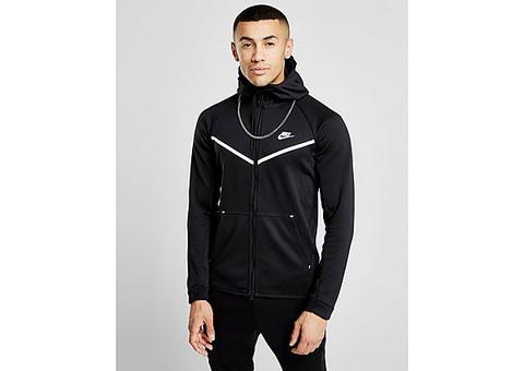 Nike Tech Poly Hoodie - Black - Mens