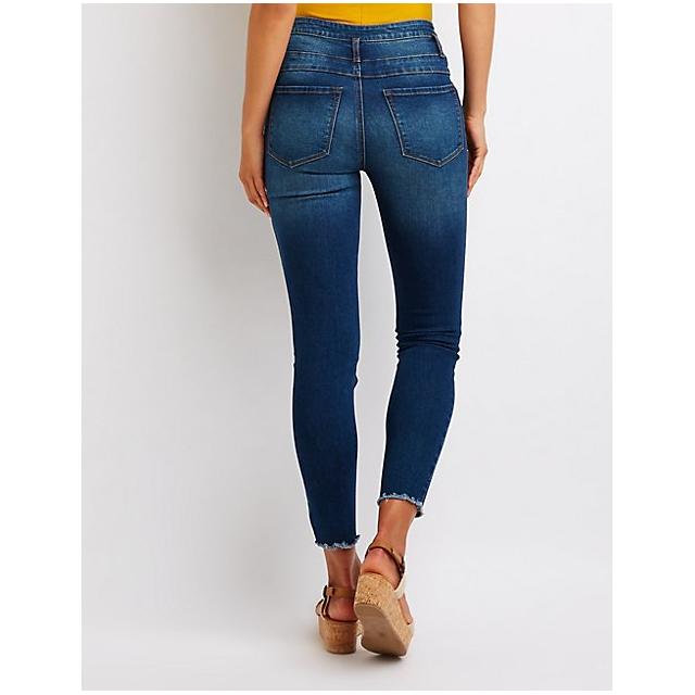 refuge high waisted super skinny jeans