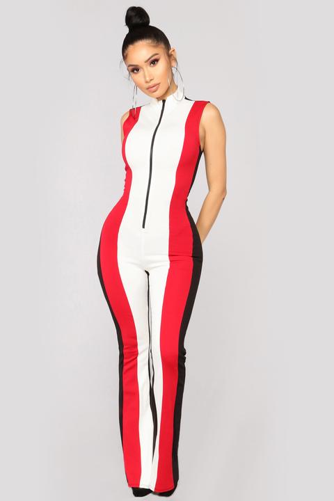 colorblock jumpsuit