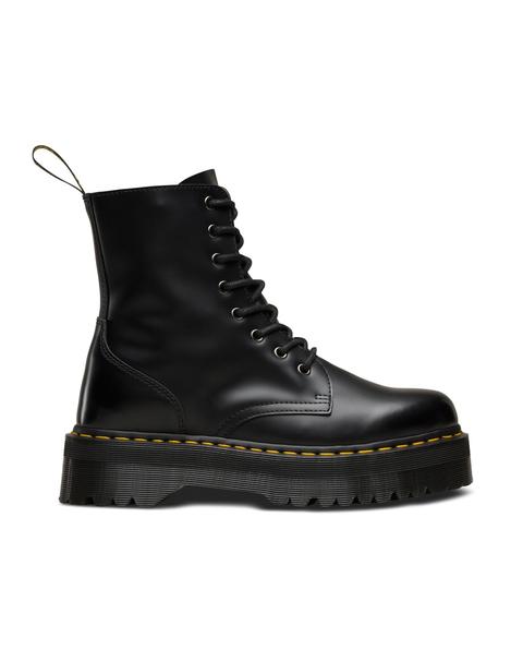 Dr. Martens - Botas Unisex -jadon Black Polished Smooth