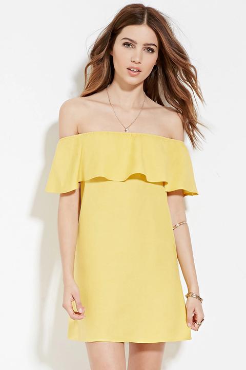 Off-the-shoulder Mini Dress