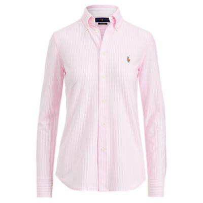 Camicia Oxford In Maglia A Righe