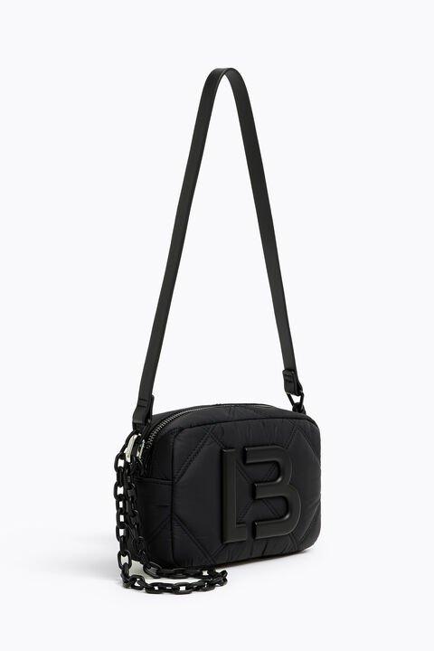 Bolso Bandolera S Nylon Acolchado Negro