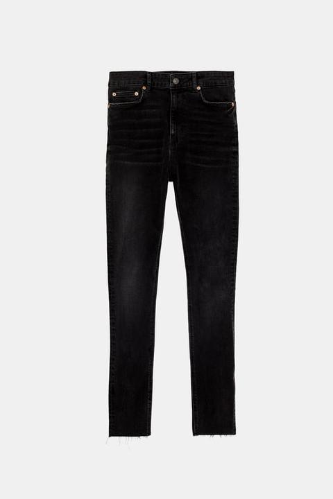 Jeans Zw Premium High Waist Shadow Black