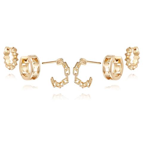 Iconic Huggie Earring Stack