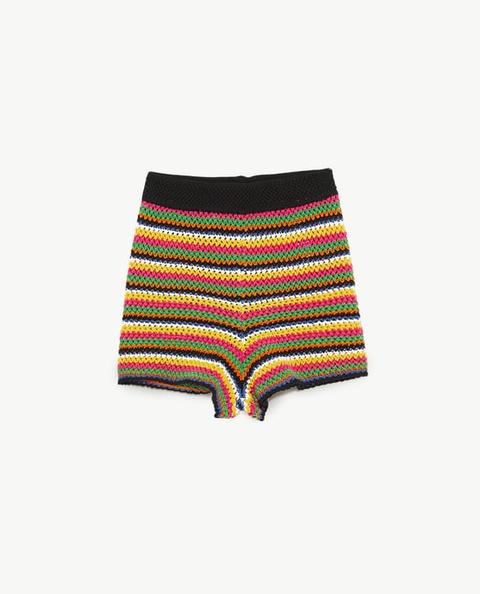Short Crochet Multicolor