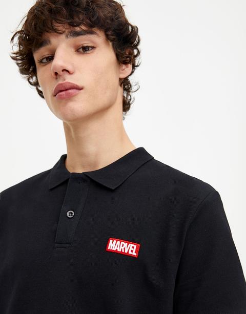 marvel polo pull and bear