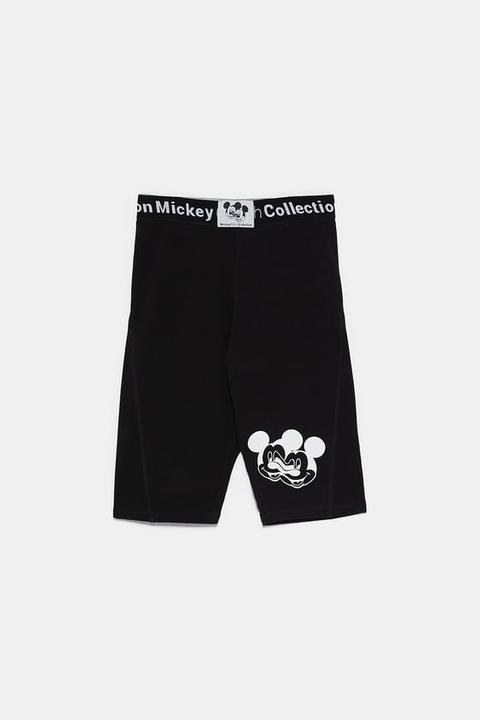 Leggings Corti Mickey Glitch Collection © Disney