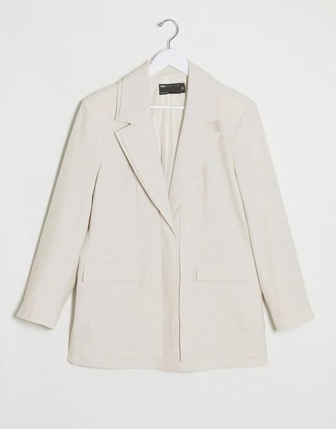 Asos Design - Veste Double Épaisseur - Naturel-neutre