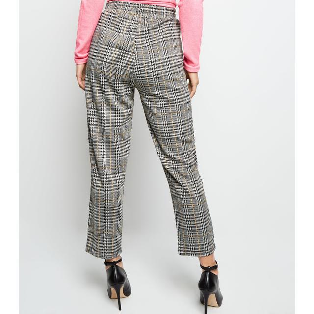 Petite Grey Check Jersey Pull-on 