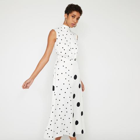 warehouse polka dress