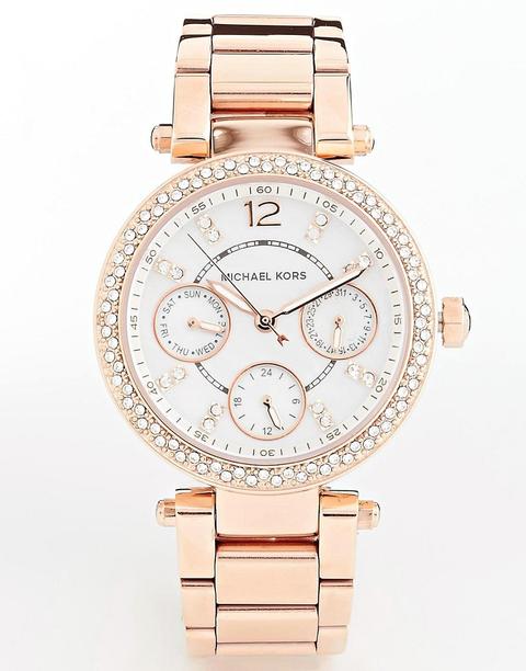 Michael Kors - Parker - Orologio Cronografo Oro Rosa Mk5616 - Oro