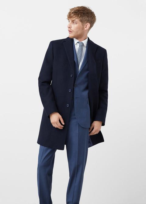 Abrigo Largo Tailored Lana