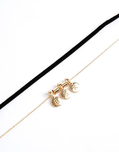 Choker With Letters Chain