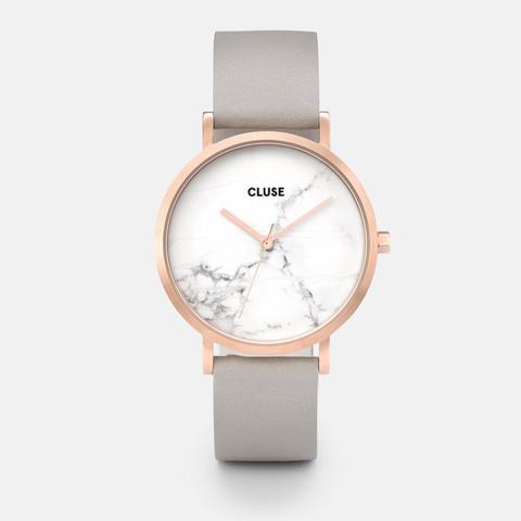 La Roche Rose Gold White Marble/grey