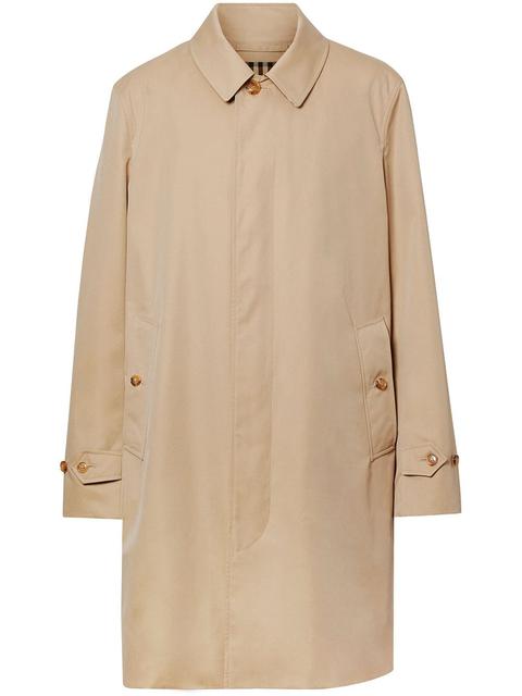 Burberry Trench À Fermeture Dissimulée - Marron