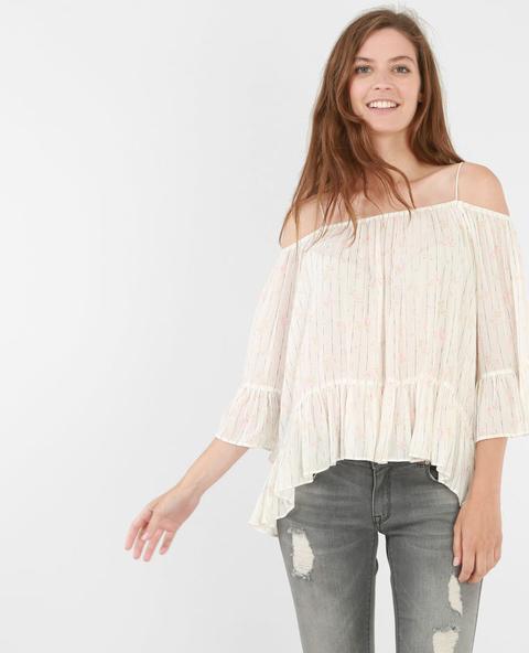 Blusa Con Hombros Descubiertos