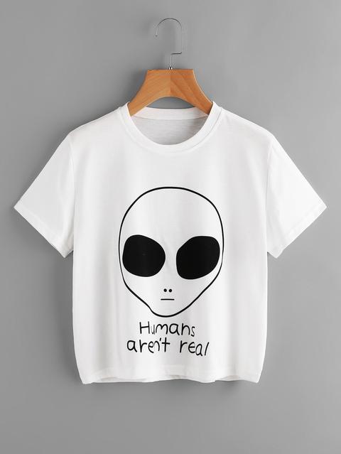 Alien Print Tee