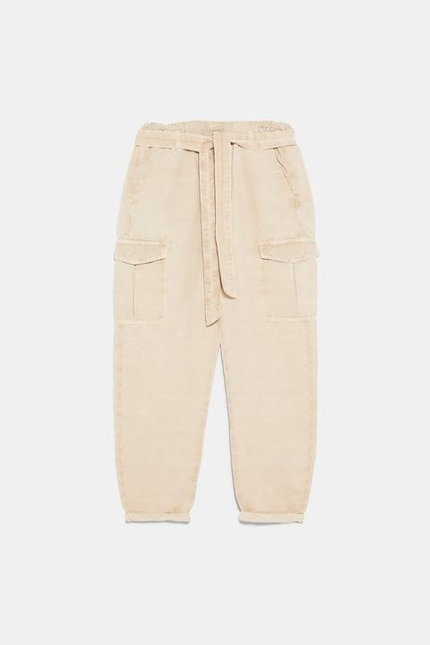 Pantaloni Militari Con Cintura