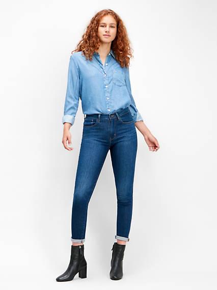 721 levi's high rise skinny jeans