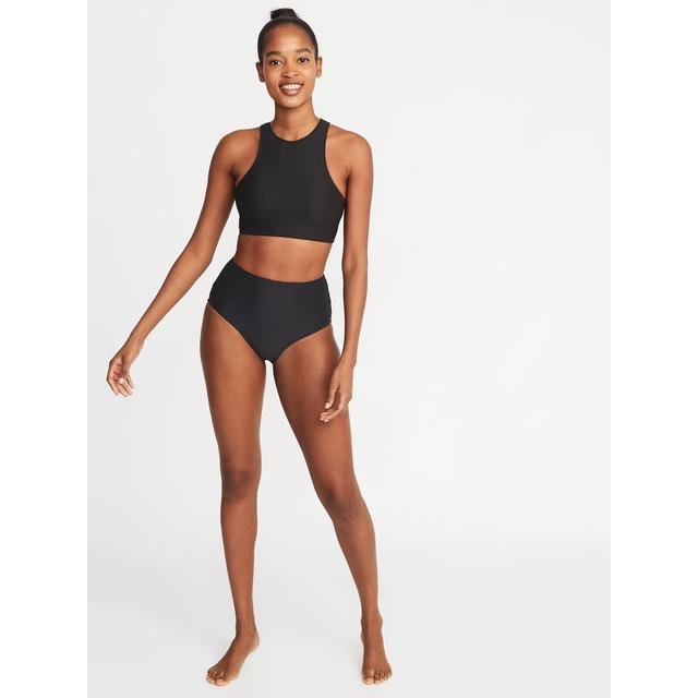 old navy high waisted swim bottoms