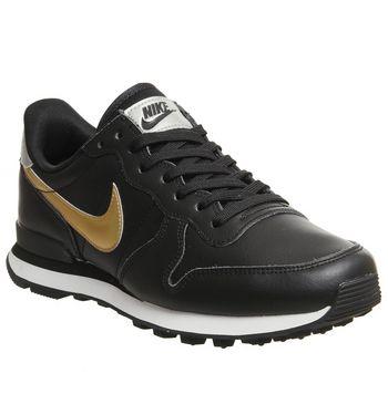 Nike Internationalist (w) Black Metallic Gold