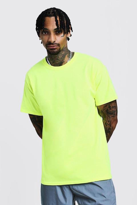 Neon Oversized Crew Neck T-shirt