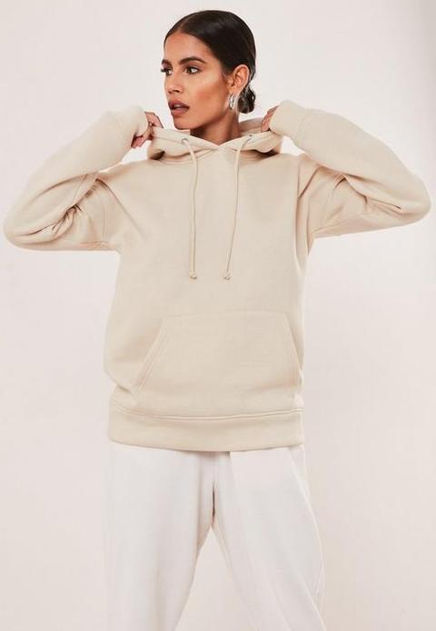 Petite Sand Basic Hoodie, Camel