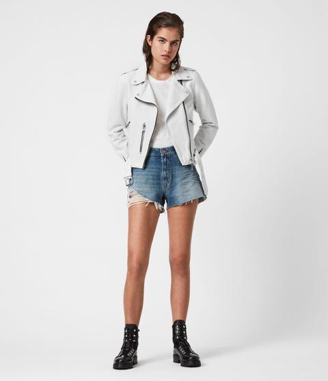 Balfern denim biker jacket sale