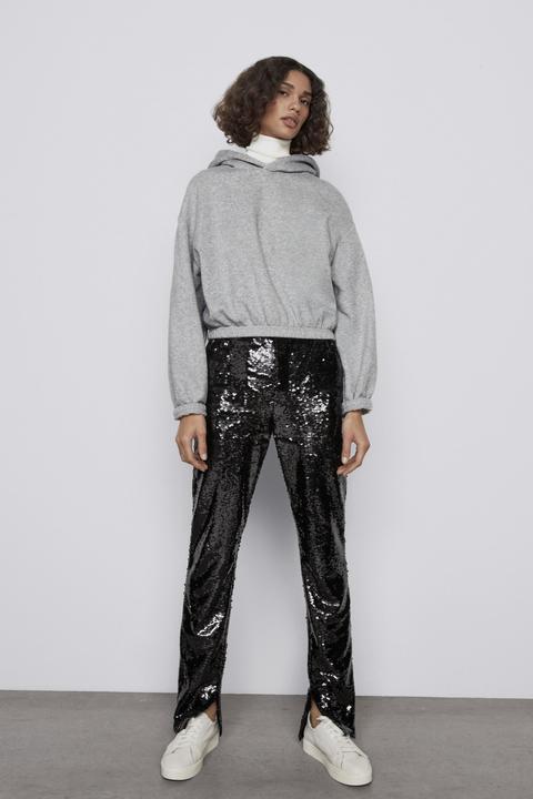 Zara sales glitter trousers