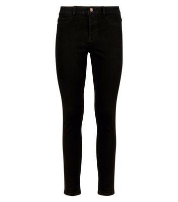 Jenna Schwarze Skinny Jeans Mit Mittelhohem Bund From New Look On 21 Buttons