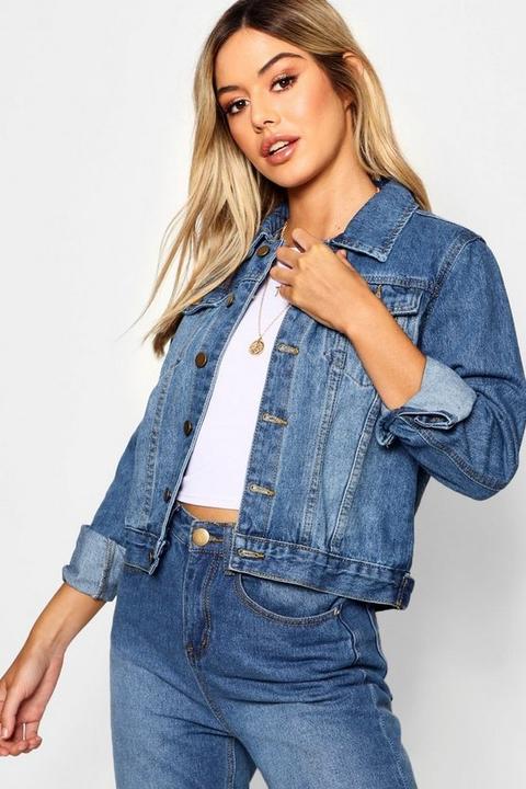 ladies petite denim jacket