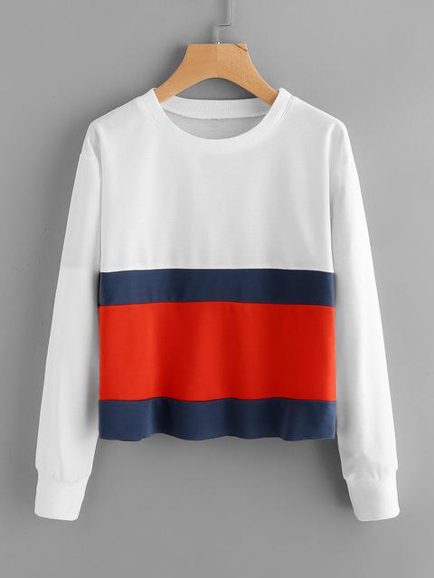 Sudadera De Color Block