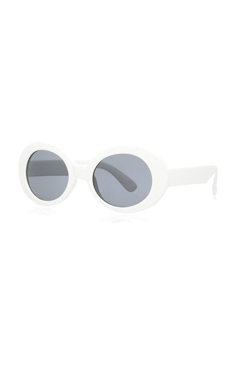 Occhiali Da Sole Bianchi Vintage di Primark su 21 Buttons