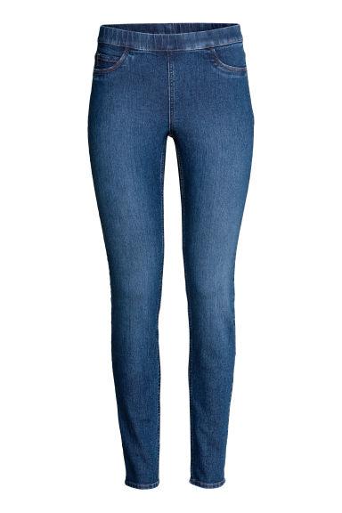 H & M - Treggings Super Elasticizzati - Blu
