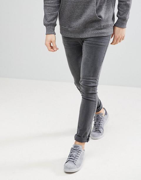 Vaqueros Muy Ajustados En Gris De Asos Design