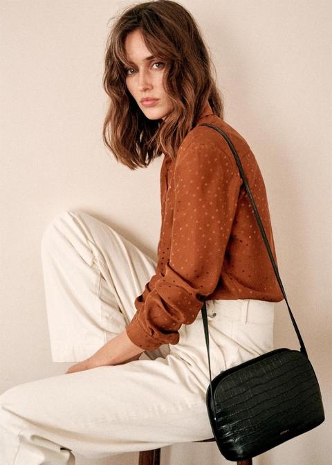 Sezane sac outlet croco