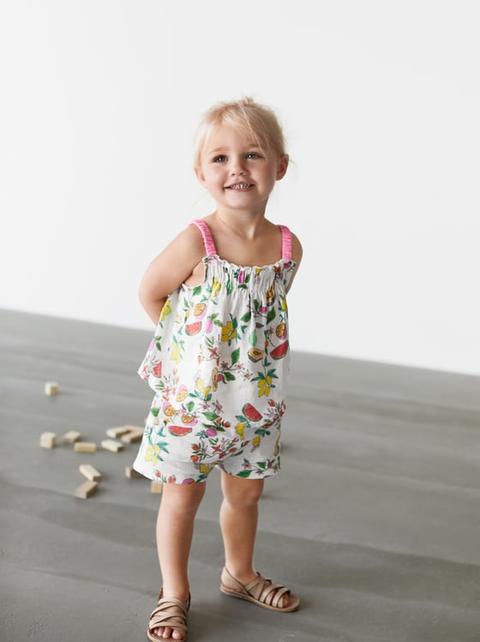 Bermuda Lino Frutta Twin Set