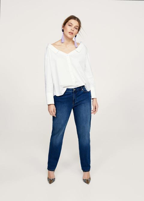 Blusa Off-shoulder Fluida