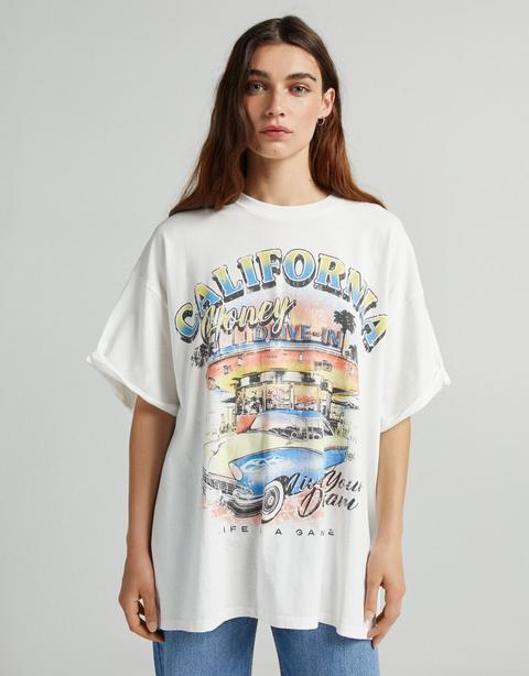 Camiseta Manga Corta Print California