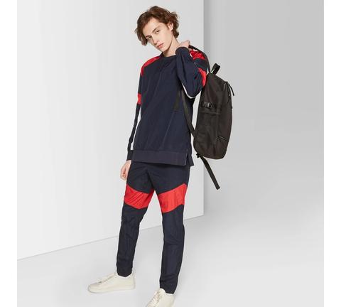Men's Casual Fit Mid-rise Nylon Jogger 