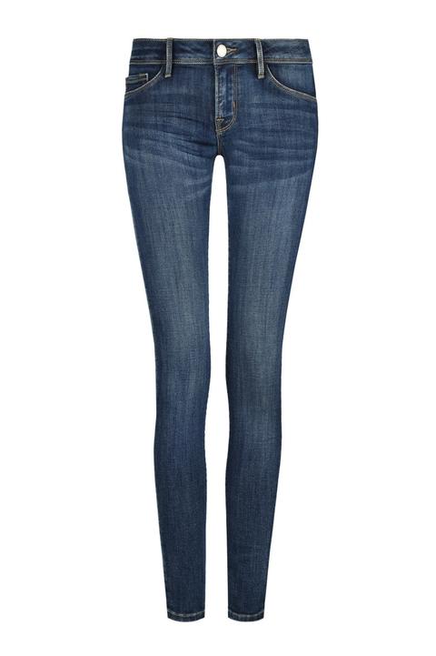 Jeans Skinny Vita Bassa Blu